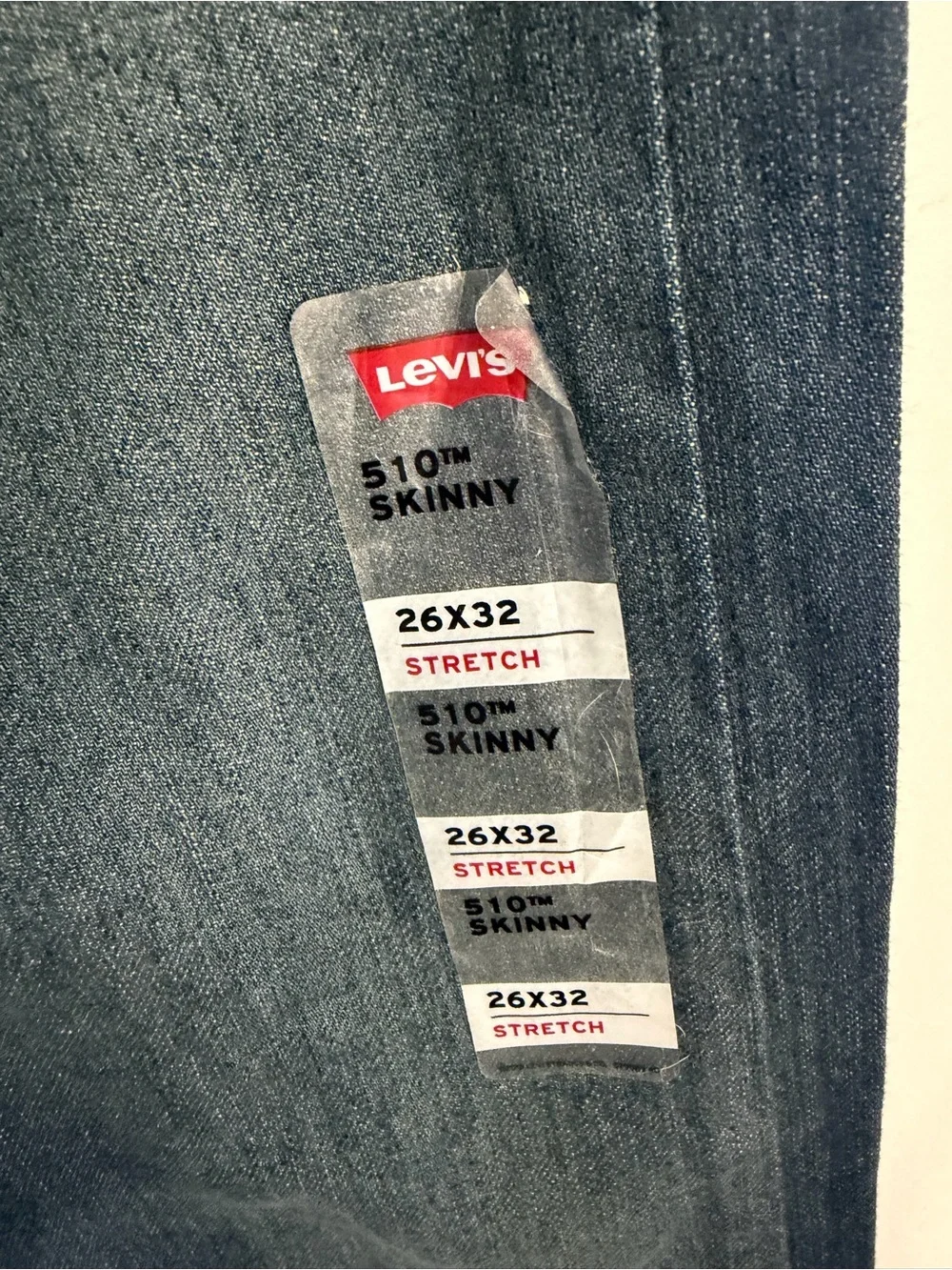 Levi's 510 Skinny Jeans Stretch Jeans Size 26X32